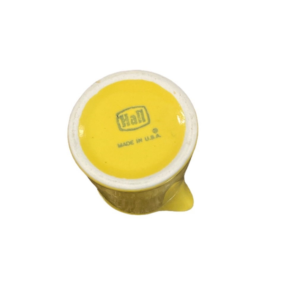 Vintage Yellow Hall Mini 2.5” Creamer - Picture 4 of 4